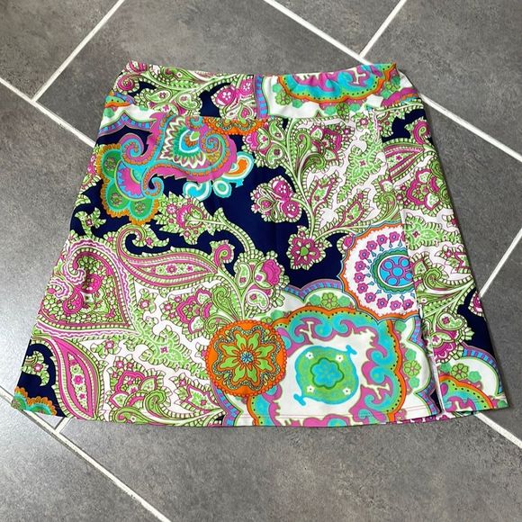 Jude Connally Pants - Jude Connally Printed Skort size Small